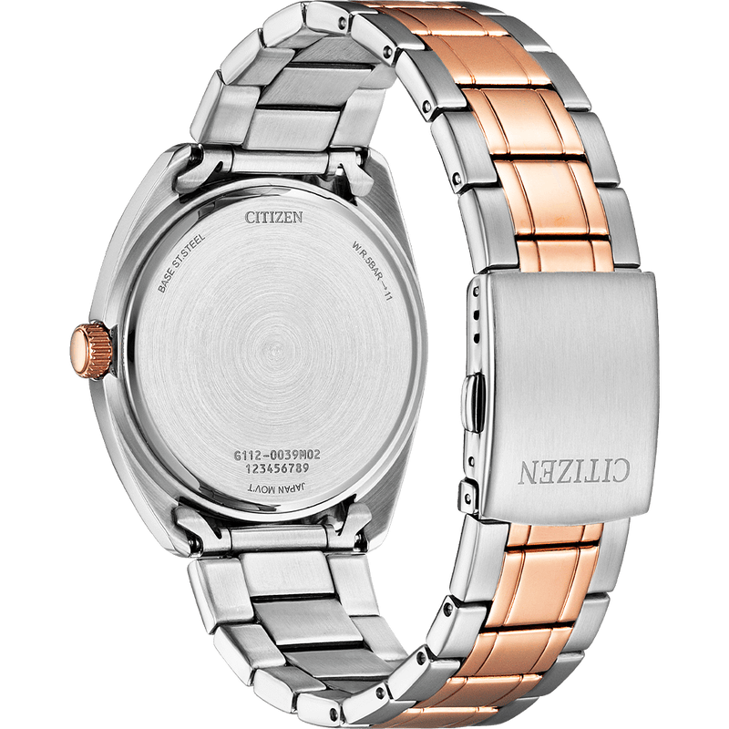 Citizen Quartz BI5104-57L Blue-Rose Gold Stainless Steel Men Watch