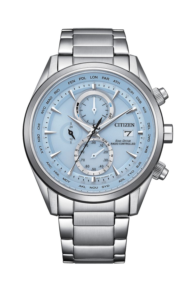 Citizen Eco-Drive AT8260-85M Radio Controlled Sapphire Crystal Blue Dial Men Watch