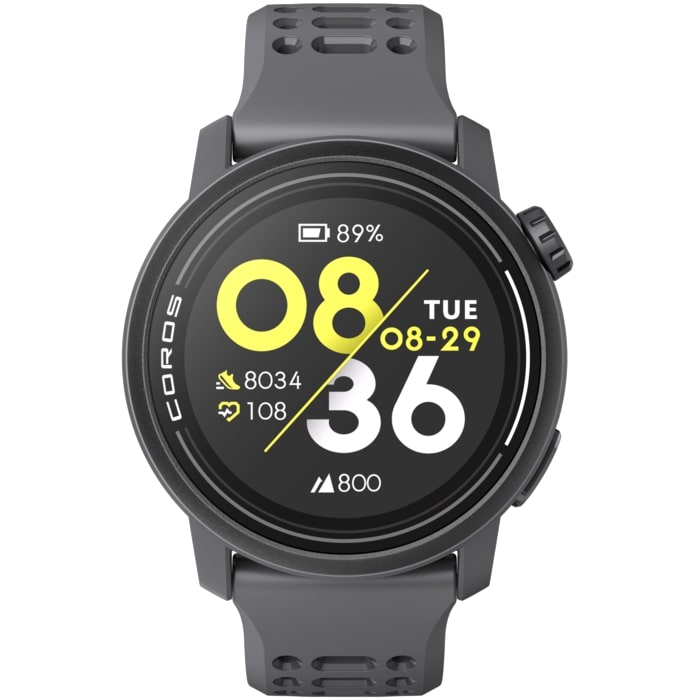 Coros Pace 3 Lightest Running GPS Smartwatch - Black Silicone