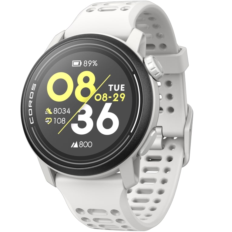 Coros Pace 3 Lightest Running GPS Smartwatch - White Silicone