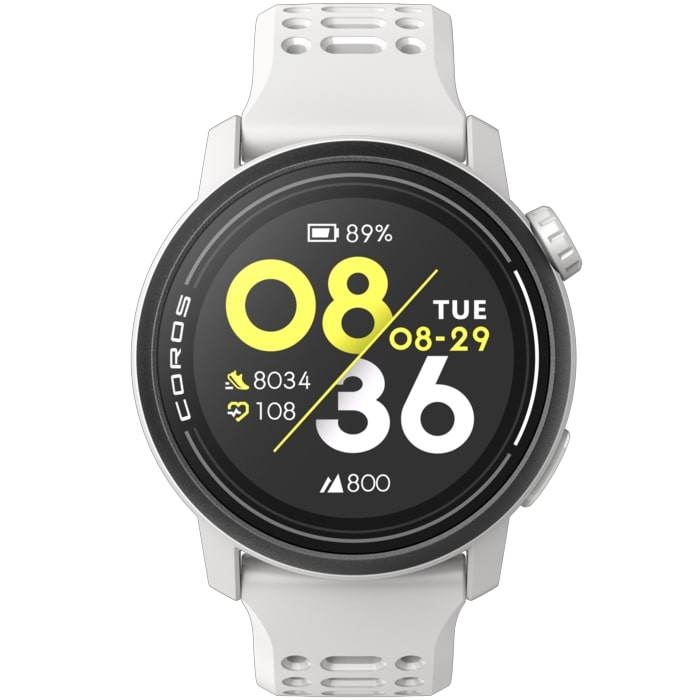 Coros Pace 3 Lightest Running GPS Smartwatch - White Silicone