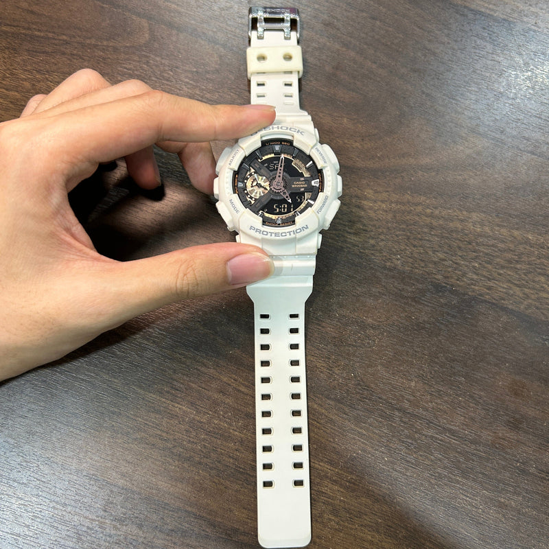 [Pre-Owned] Casio G-Shock GA-110RG-7A All White Men Watch