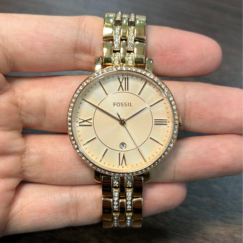 [Pre-Owned] Fossil Jacqueline ES3546 Rose Gold Women Watch