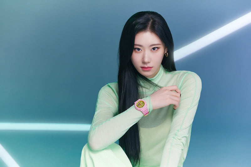 Casio G-Shock X ITZY CHAERYEONG GMA-S2100BS-4A Women Watch