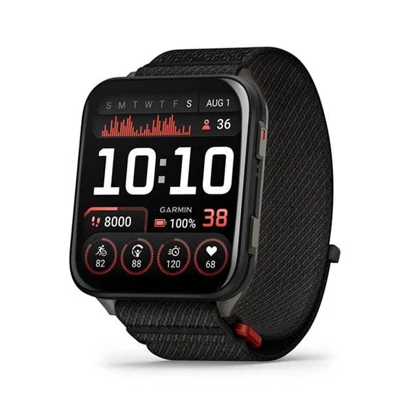 Garmin Venu X1  smartwatch with black band