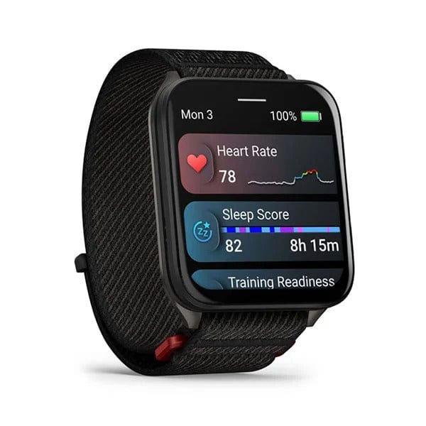 Garmin Venu X1 smartwatch with black band
