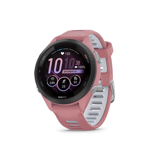 Garmin Forerunner 265S Music Advanced GPS Running Smartwatch - Pink