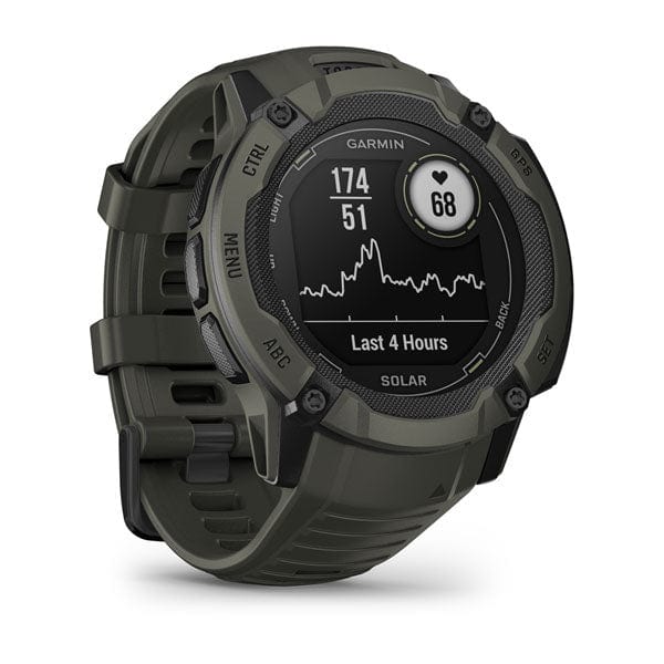 Garmin Instinct 2X Solar - Outdoor GPS Smartwatch Malaysia - Moss