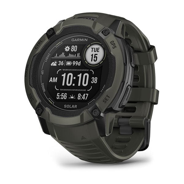 Garmin Instinct 2X Solar - Outdoor GPS Smartwatch Malaysia - Moss