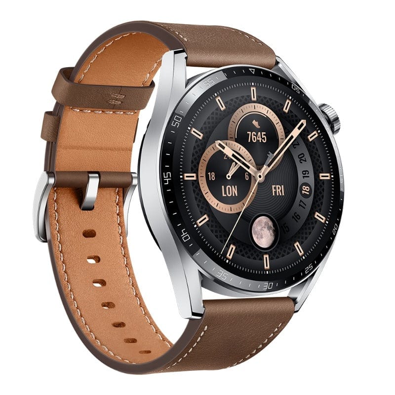 Huawei GT 3 Brown Leather Strap 46mm Smartwatch