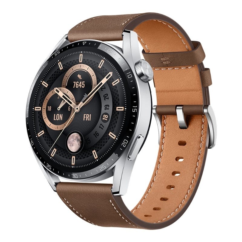 Huawei GT 3 Brown Leather Strap 46mm Smartwatch