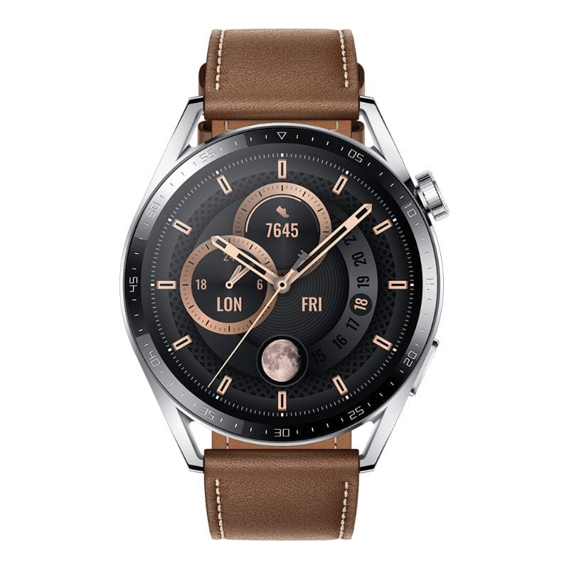 Huawei GT 3 Brown Leather Strap 46mm Smartwatch