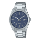 Casio Enticer MTP-1302DA-2A1 Matte Blue Dial Stainless Steel Men Watch