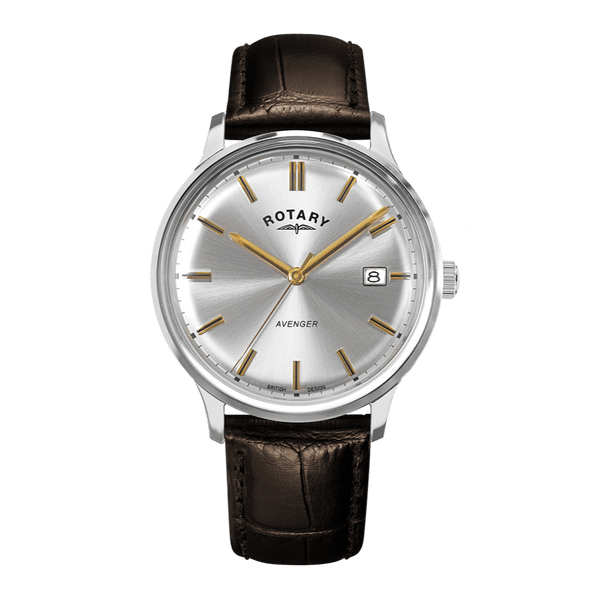 Rotary GS05400/06 Leather Quartz Men Watch