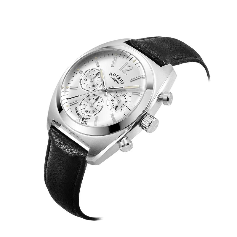 Rotary GS05485/59 Chronograph Leather Quartz Men Watch