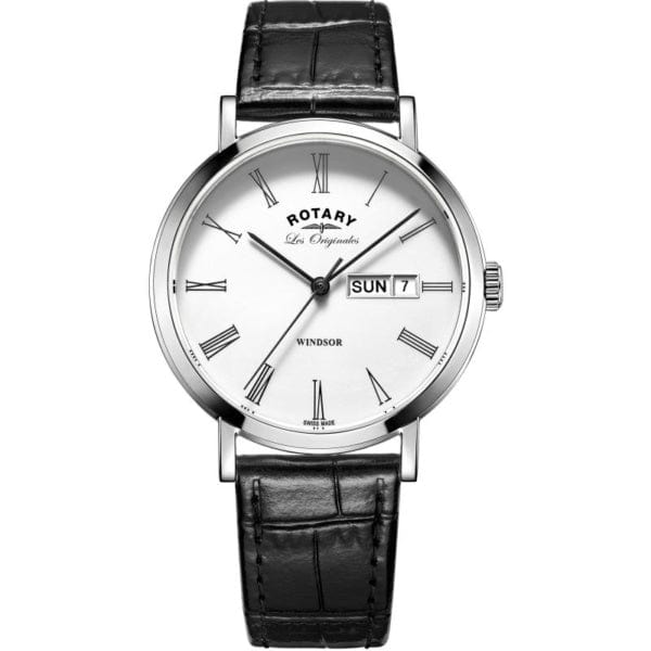 Rotary GS90153/01 Sapphire Leather Quartz Men Watch