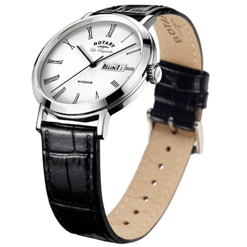Rotary GS90153/01 Sapphire Leather Quartz Men Watch