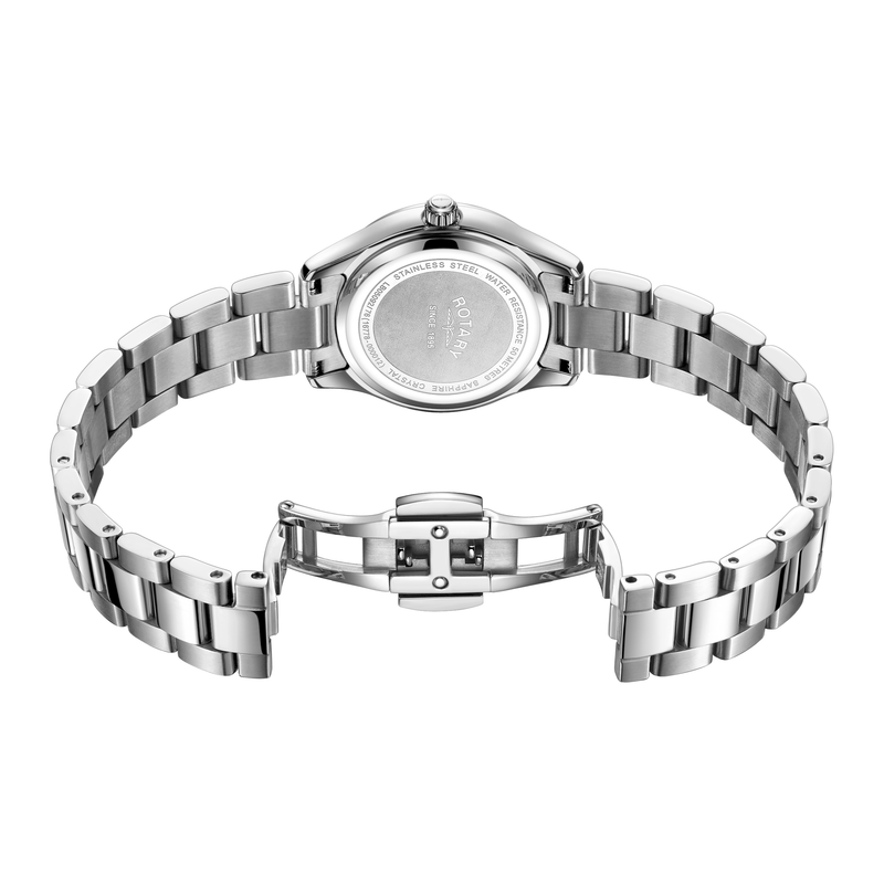 Rotary LB05092/76 Pastel Pink Sapphire Quartz Women Watch