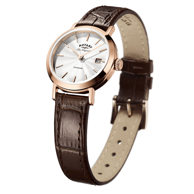 Rotary LS90157/02 Sapphire Leather Quartz Women Watch