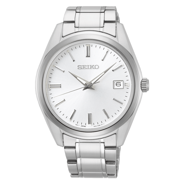 Seiko Conceptual Regular SUR307P1 White Dial Quartz Sapphire Men Watch