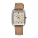 Seiko Conceptual Regular SWR089P1 Quartz Square Leather Women Watch