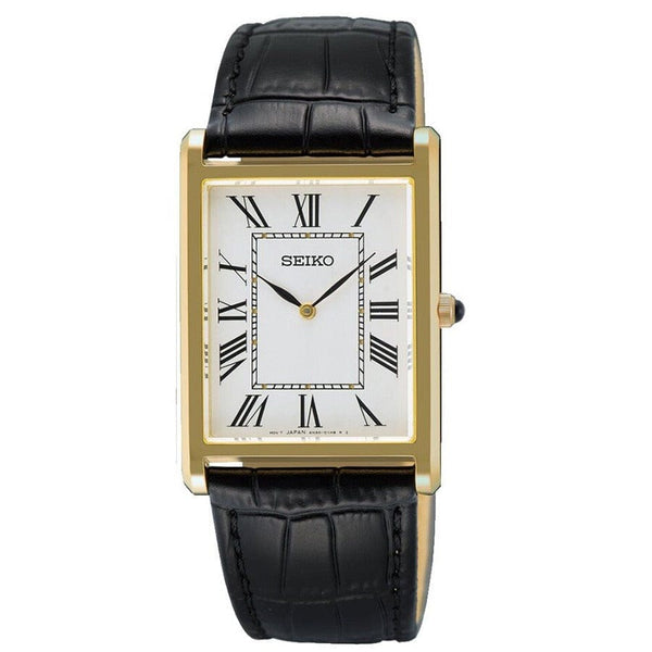 Seiko Conceptual Regular SWR104P1 Sapphire Quartz Square Men Watch