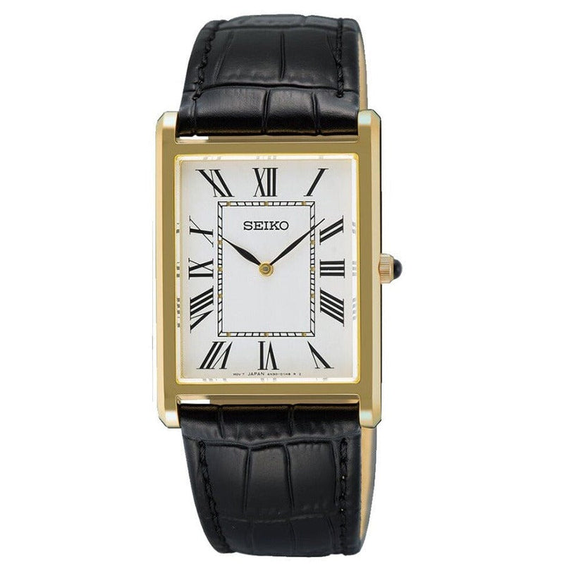 Seiko Conceptual Regular SWR104P1 Sapphire Quartz Square Men Watch