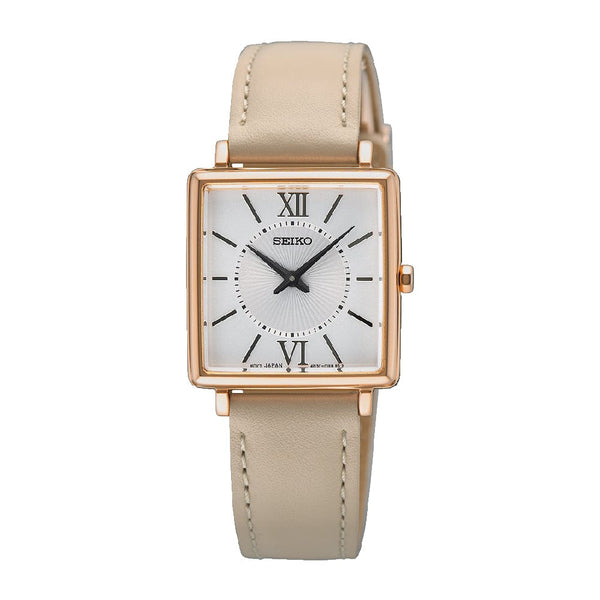 Seiko Conceptual Regular SWR114P1 Calf Leather Quartz Women Watch