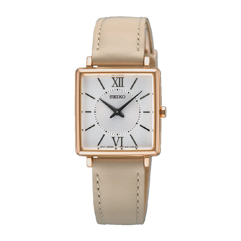 Seiko Conceptual Regular SWR114P1 Calf Leather Quartz Women Watch