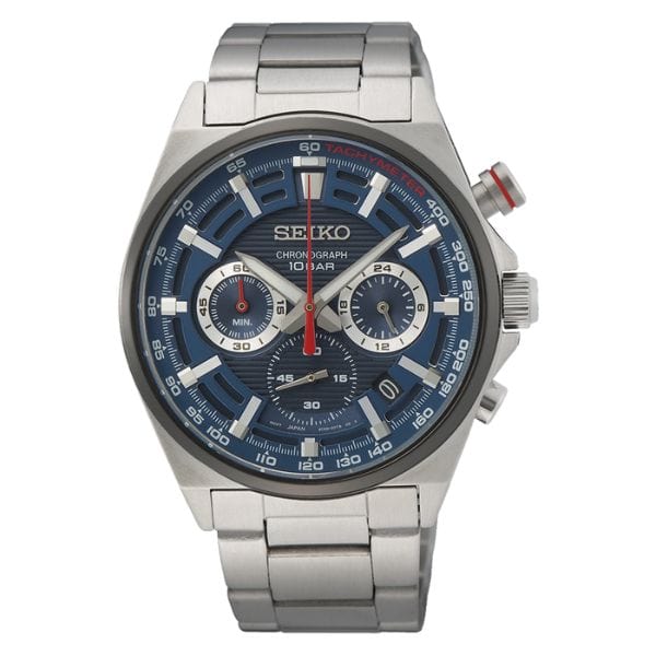 Seiko Conceptual Regular SSB407P1 Chronograph Blue Dial Men Watch