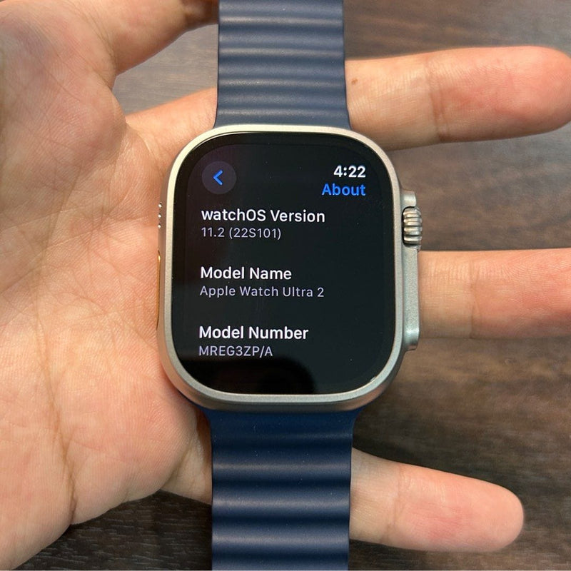 [Pre-Owned] Apple Watch Ultra 2 (Blue Ocean) 49mm Titanium Sapphire Smartwatch
