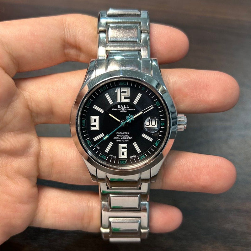 [Pre-Owned] Ball Engineer Master II Arabic NM1020C-S4-BK Automatic Men Watch