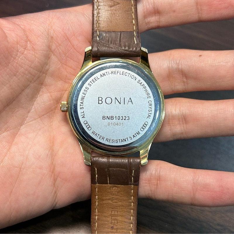 [Pre-Owned] Bonia BNB10323 Sapphire Quartz Men Watch