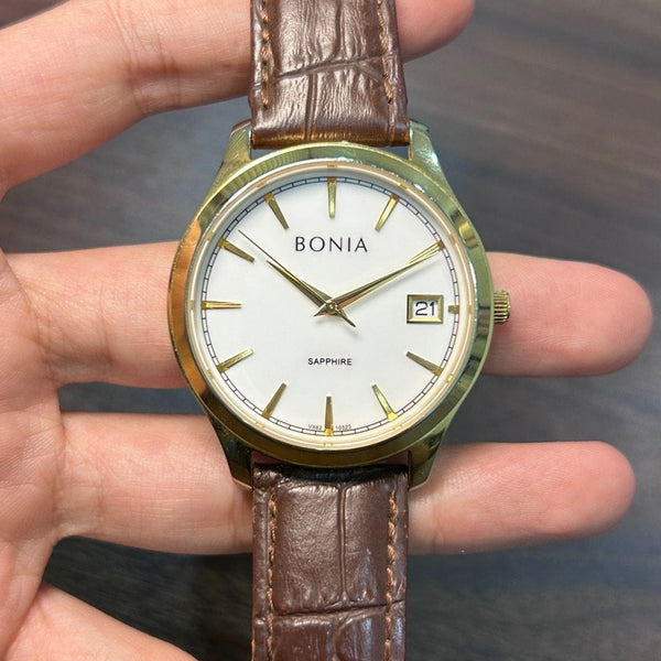 [Pre-Owned] Bonia BNB10323 Sapphire Quartz Men Watch