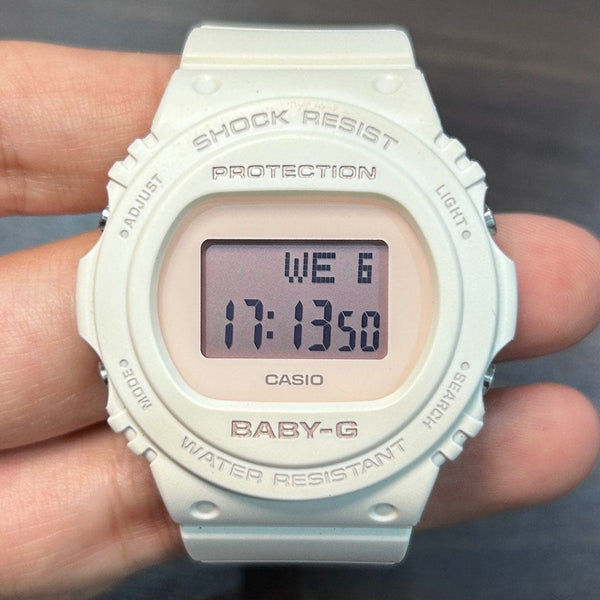 [Pre-Owned] Casio Baby-G BGD-570-7B White Digital Women Watch