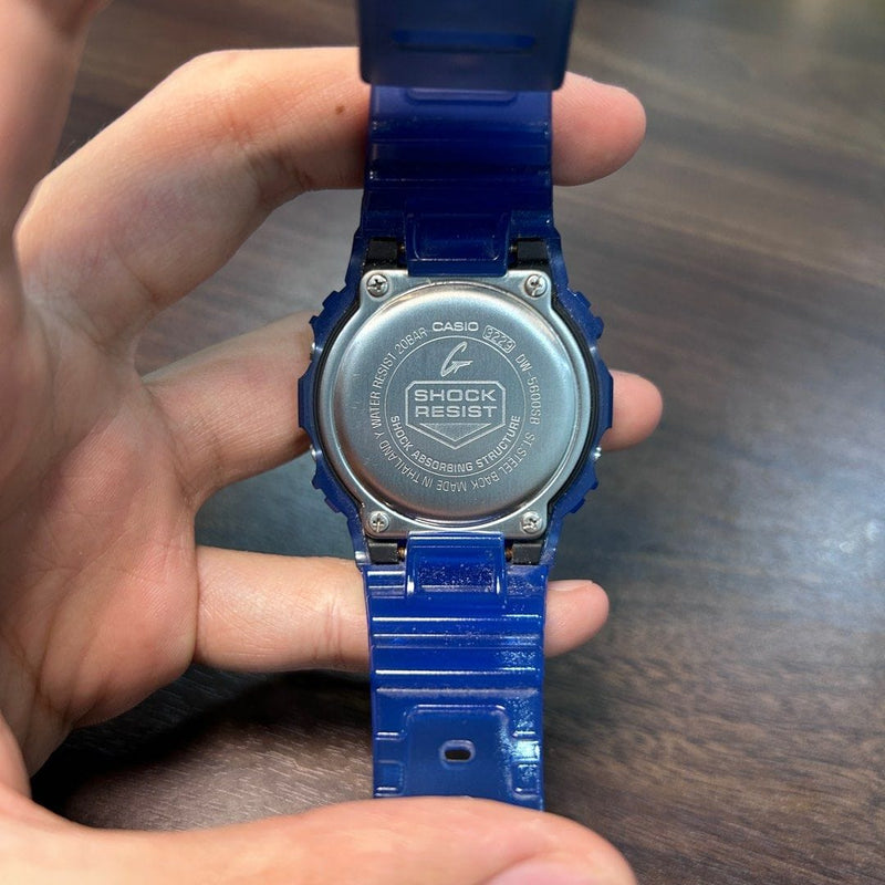 [Pre-Owned] Casio G-Shock DW-6900SB-2 Blue Jelly Transparent Men Watch