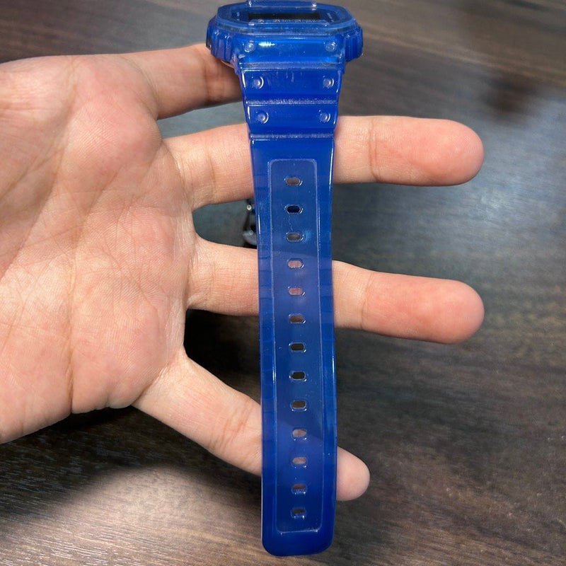 [Pre-Owned] Casio G-Shock DW-6900SB-2 Blue Jelly Transparent Men Watch