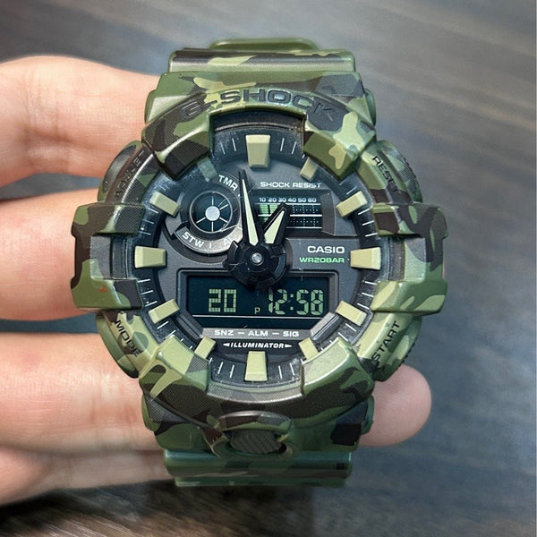 [Pre-Owned] Casio G-Shock GA-700CM-3A Camo Men Watch