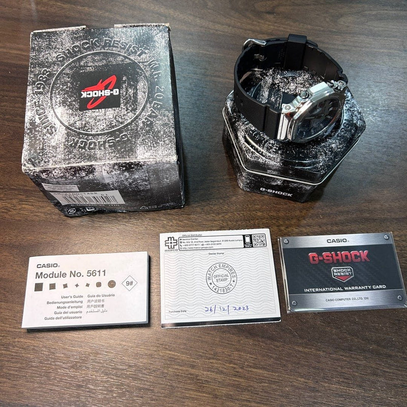 [Pre-Owned] Casio G-Shock TMJ GM-2100-1A G-Steel Men Watch