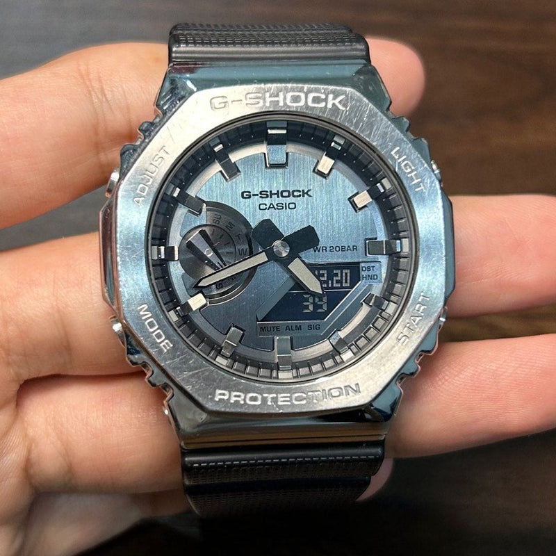 [Pre-Owned] Casio G-Shock TMJ GM-2100-1A G-Steel Men Watch