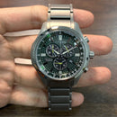 [Pre-Owned] Citizen AT2530-85X Super Titanium Eco-Drive Chronograph Men Watch