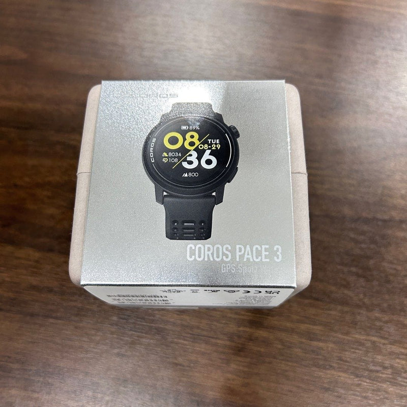 [Pre-Owned] Coros Pace 3 (Black Silicone) Running Smartwatch