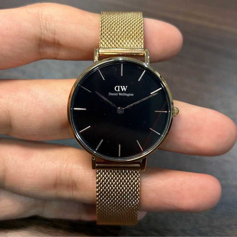 [Pre-Owned] Daniel Wellington Petite Evergold Ladies Watch + Classic Bracelet G