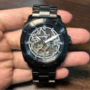 [Pre-Owned] Fossil Privateer Sport BQ2426 Black Skeleton Automatic Men Watch