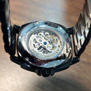 [Pre-Owned] Fossil Privateer Sport BQ2426 Black Skeleton Automatic Men Watch