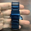 [Pre-Owned] Guess Rigor W0041G2 Blue Stainless Steel Quartz Men Watch