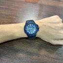 [Pre-Owned] Guess Rigor W0041G2 Blue Stainless Steel Quartz Men Watch
