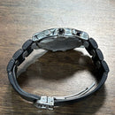 [Pre-Owned] Cartier 21 Chronoscaph 2424 Black Quartz Chronograph Unisex Watch