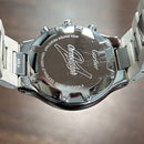 [Pre-Owned] Cartier 21 Chronoscaph 2424 White Quartz Chronograph Unisex Watch