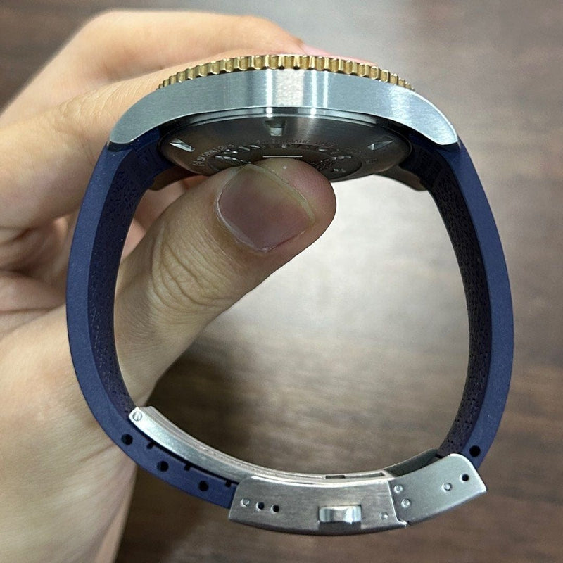 [Pre-Owned] Longines Hydroconquest 41mm Rose Gold Blue Ceramic Automatic Men Diver Watch